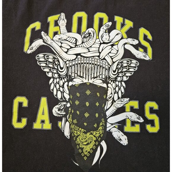 Crooks & Castles T-Shirt Men 2XL Greco Bandusa Rap Hip Hop Skate Streetwear - Picture 2 of 9